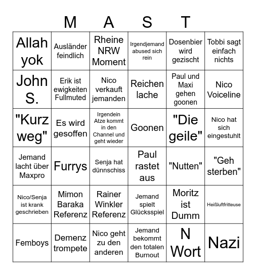 Channelbingo Card