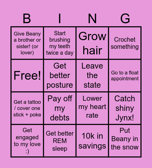 BRI 2025 Bingo Card