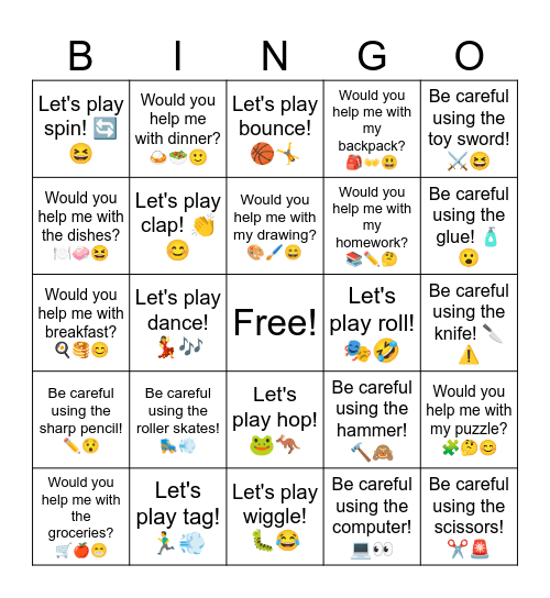 B5 U16 Review Bingo Card