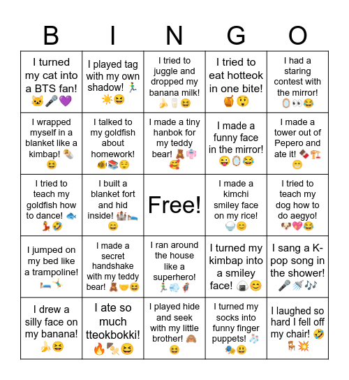 S10 U16 What did you do Answers Bingo Card