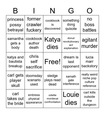 donut holes Bingo Card