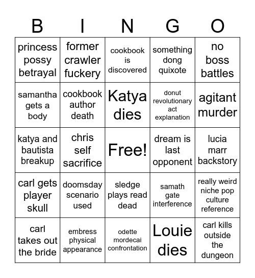 donut holes Bingo Card