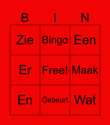 Top111 bingo Card