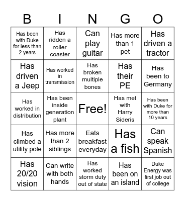 ENGINEERS DAY Bingo Card