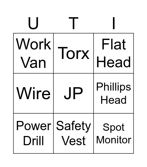 Unlimited Bingo Card