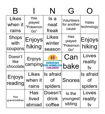 Learning Your Horizons... Bingo Card