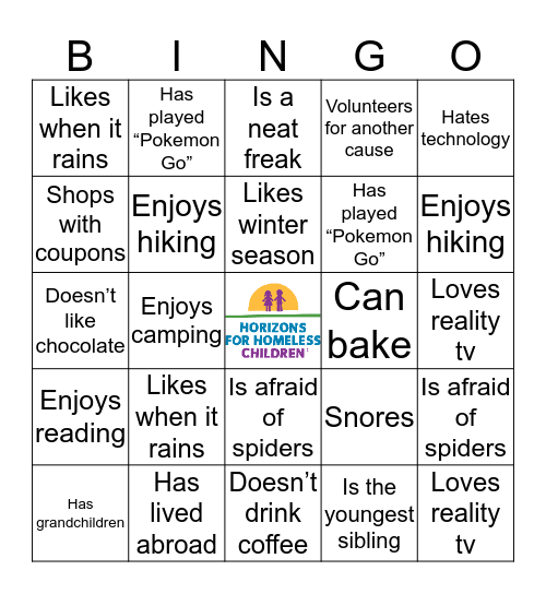 Learning Your Horizons... Bingo Card