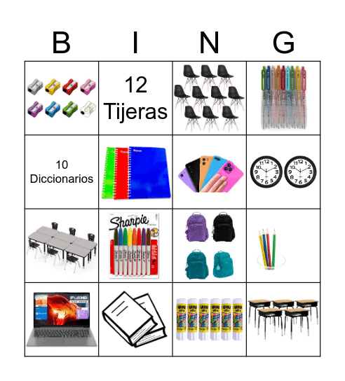 Juguemos Bingo Card