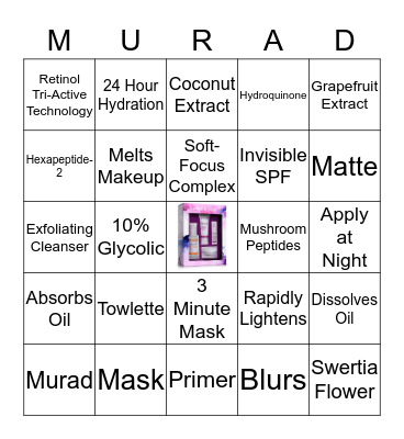 Beauty Brand Bingo! Bingo Card