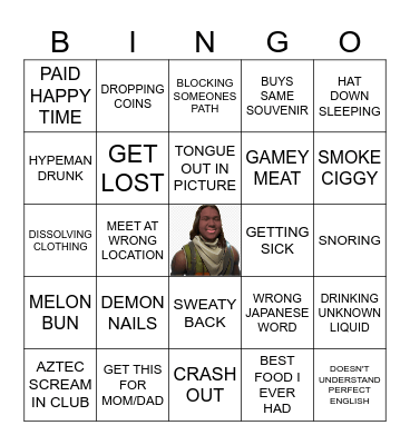 ADAM Bingo Card
