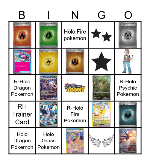 Surging Sparks Bingo Card