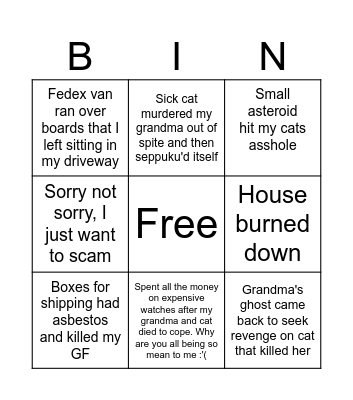 Streamline Bingo Card