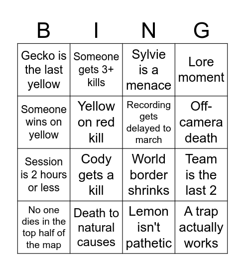 NEXT LIFE EP. 8 Bingo Card