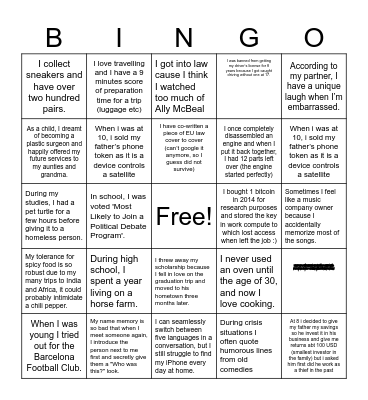 Global Legal Leads Summit 2025 Bingo Card