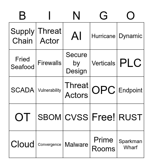 S4x25 Bingo Card Bingo Card
