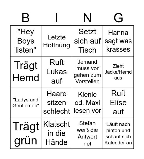 Doini Supreme Bingo Card