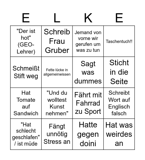 Patrick Samolia Bingo Card