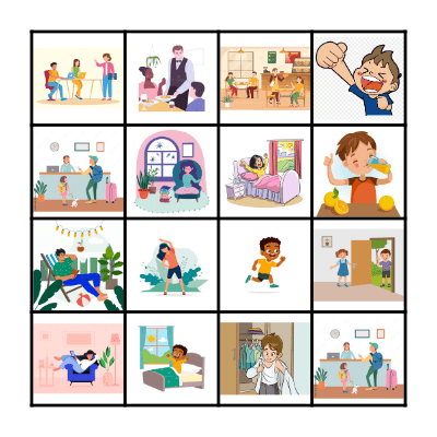 Phrasal verbs Bingo Card