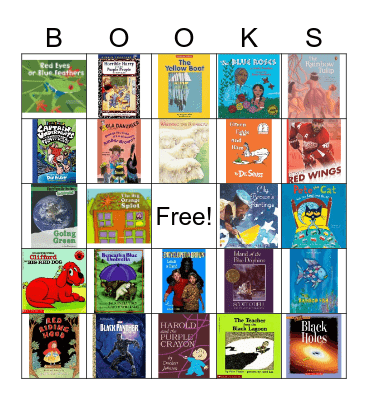 Color Your World With... Bingo Card