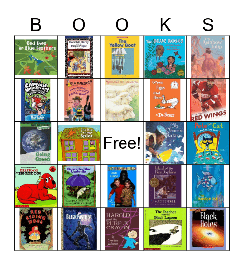 Color Your World With... Bingo Card