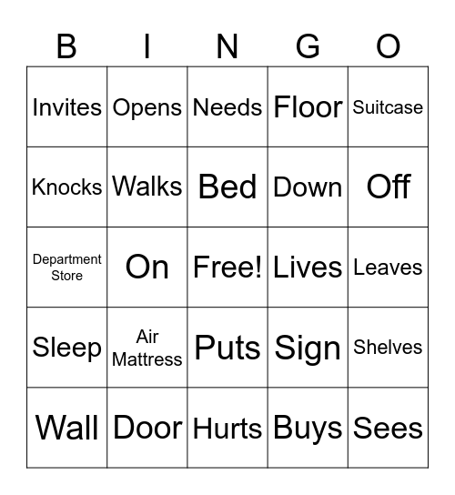 City Dreams’s Bingo Card
