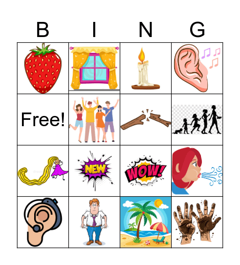 Lesson 12: Topic Comment Principle Bingo Card