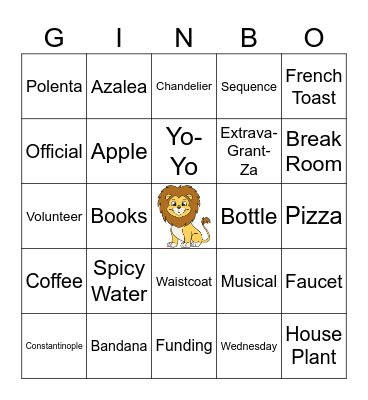 February 2025 Bingo Card