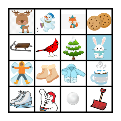 Carnaval d'hiver Bingo Card
