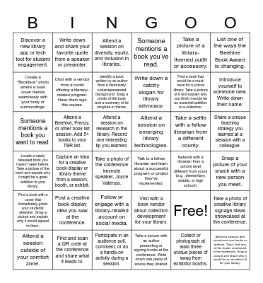Utah School Library Association Bingo Card