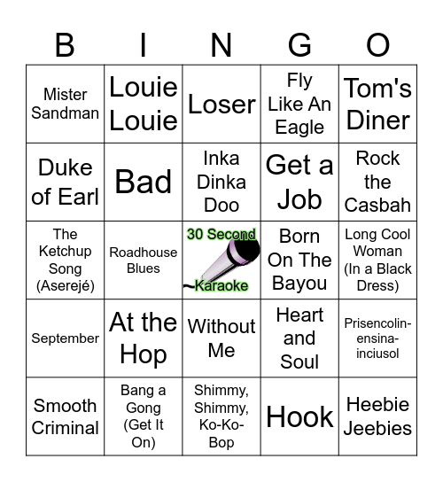 Nonsense Part 2 Bingo Card
