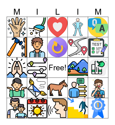 Millim Pictures Bingo Card