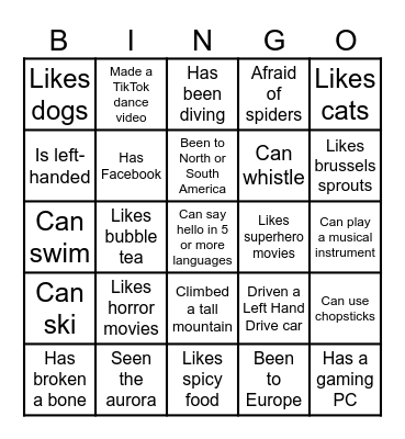 Office Bingo Card