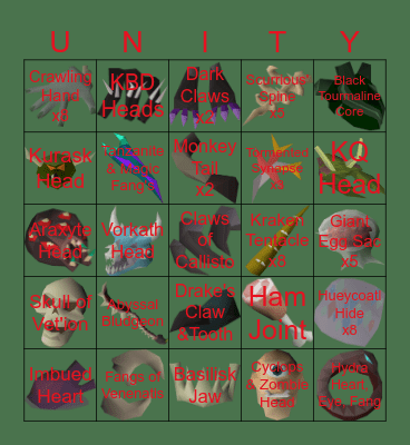 Rag and Bone Man III Bingo Card