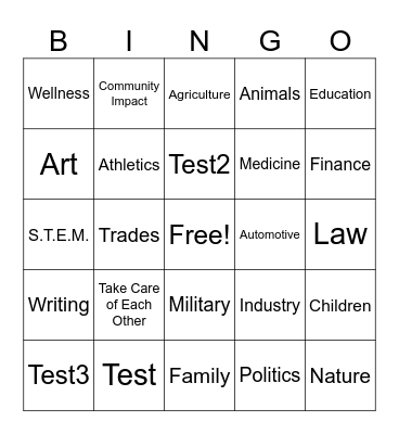 Women Bingo Card
