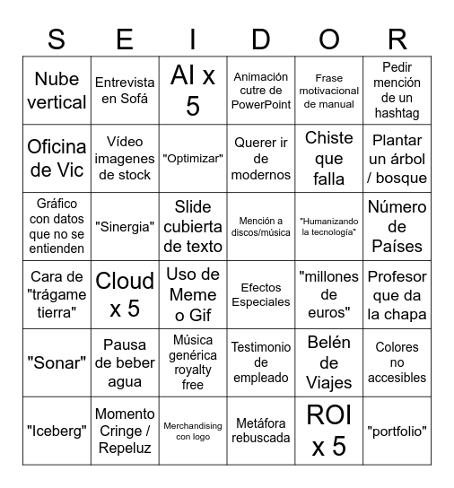 Kick-off 2025 Bingo Card