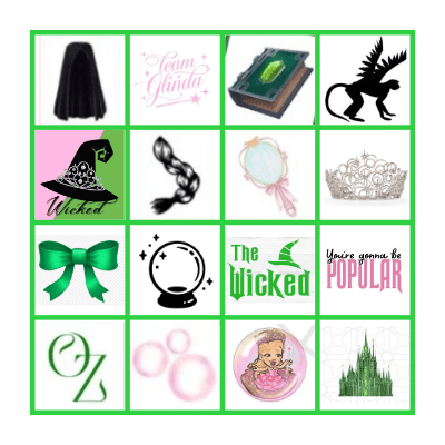 WICKED Bingo Card