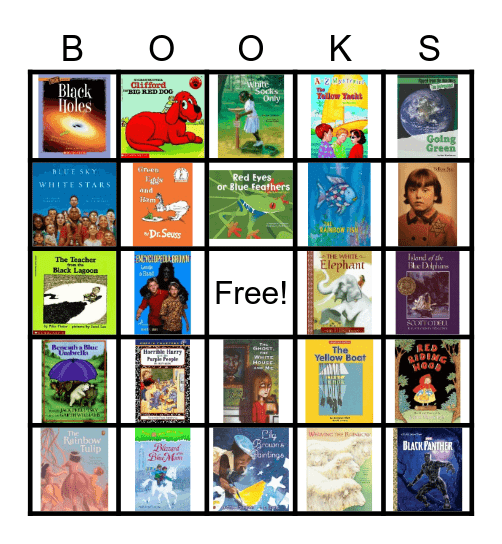 Color Your World With... Bingo Card