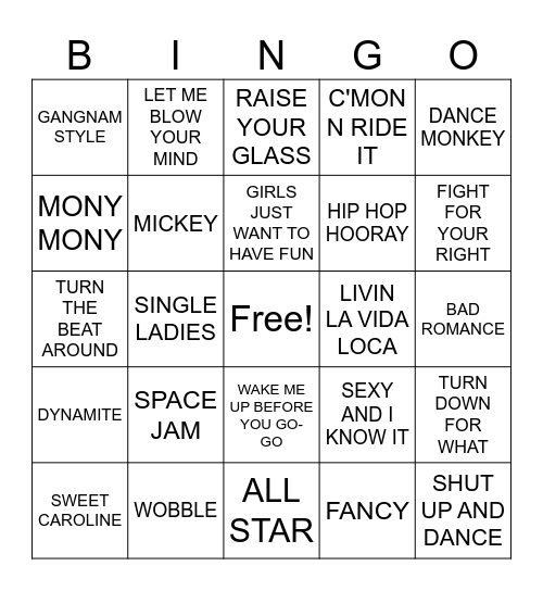 CHEESE PARTY BINGO Card