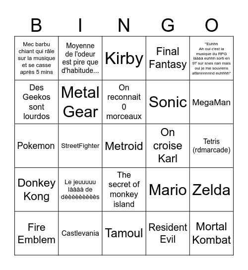 Bingo-Molodoi Bingo Card