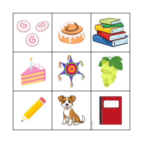 MAXWELL’S BIRTHDAY Bingo Card