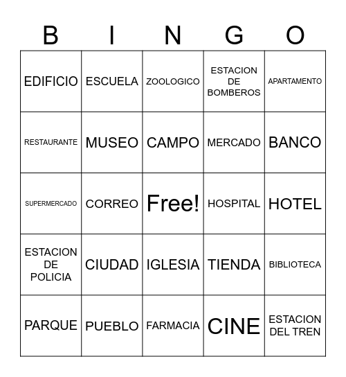 LA COMUNIDAD Bingo Card