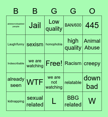 tmrws teachings Bingo Card