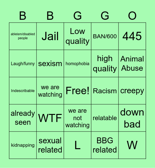 tmrws teachings Bingo Card