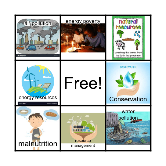 Resource Management Bingo Card