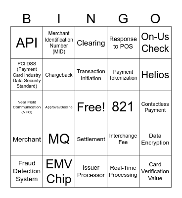 Slide review demo Game Bingo Card