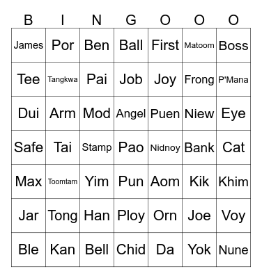 Lotuss Colleagues Bingo!! Bingo Card