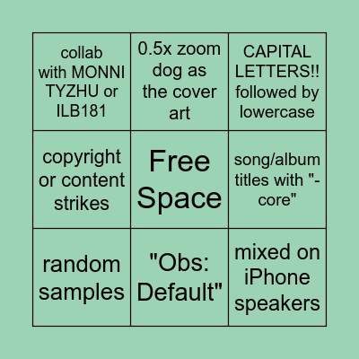 twin synergy tropes Bingo Card
