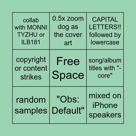 twin synergy tropes Bingo Card