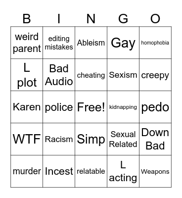 Tomorrow's Teachings Bingo Card