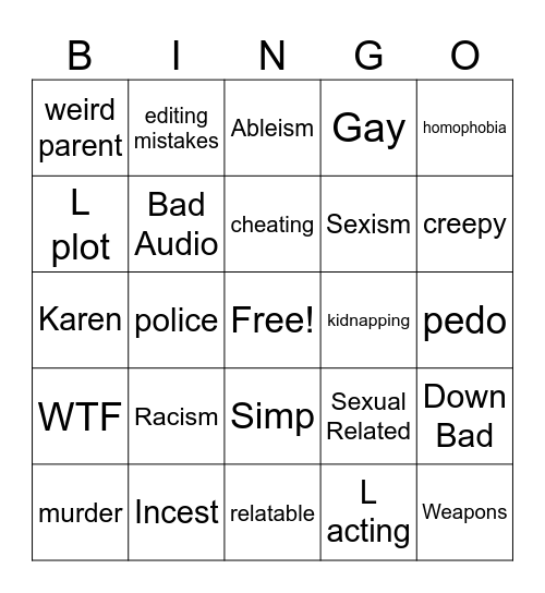 Tomorrow's Teachings Bingo Card